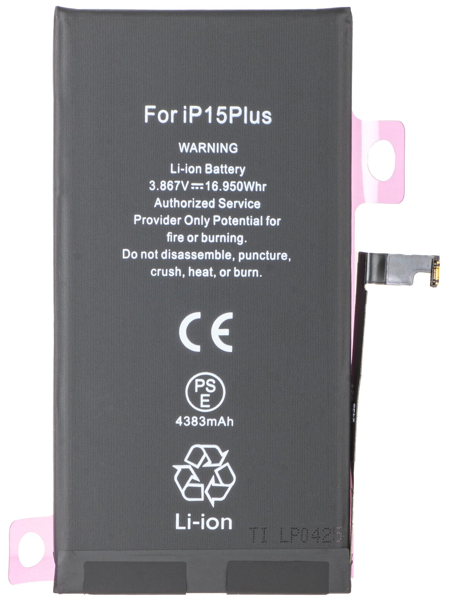 Battery for Apple iPhone 15 Plus, Diagnostic