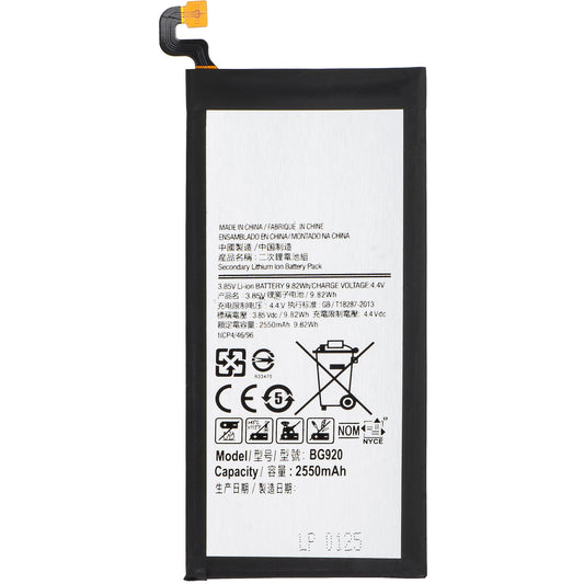 Battery for Samsung Galaxy S6 G920, EB-BG920AB