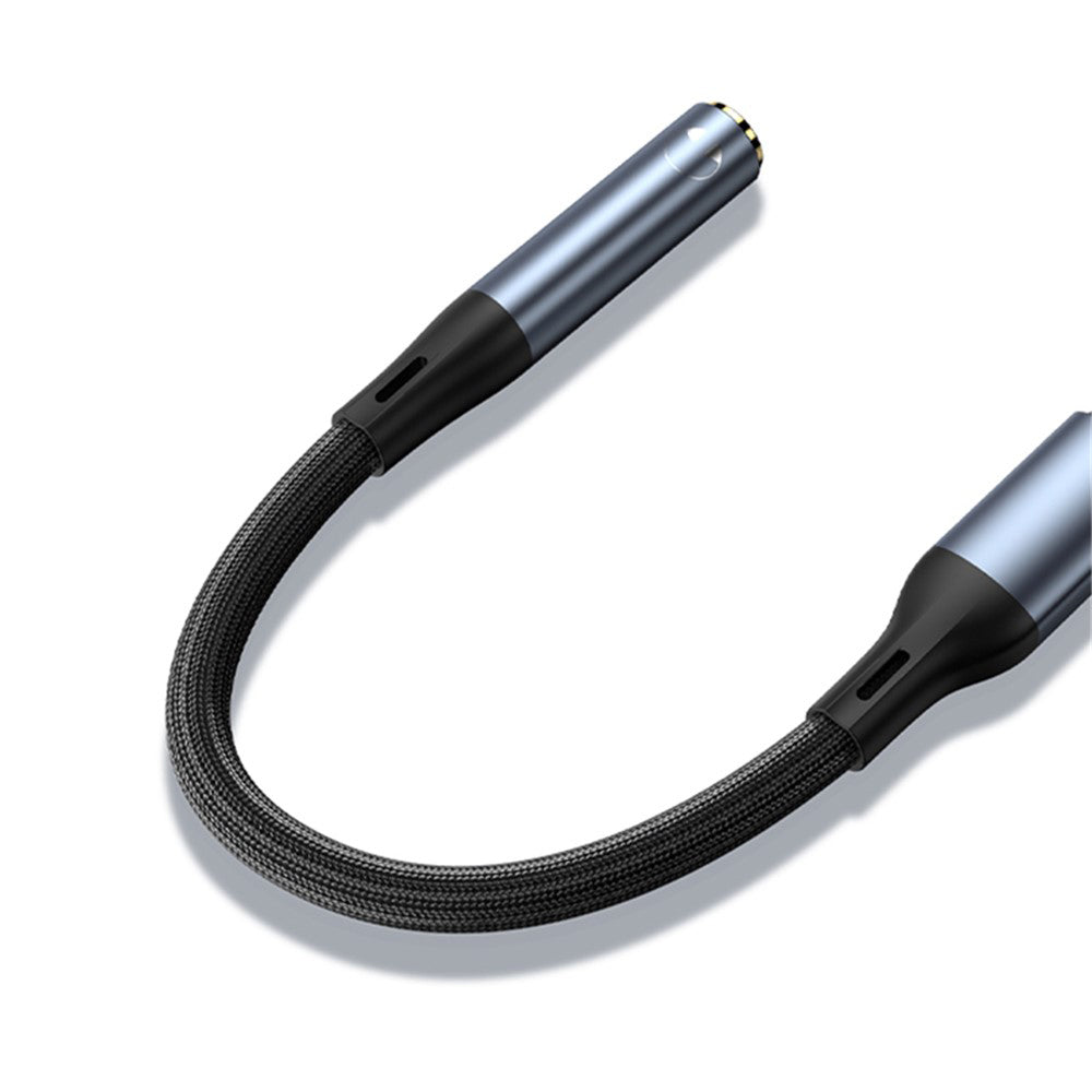 USB-C to 3.5mm Audio Adapter Yesido YAU38, Black