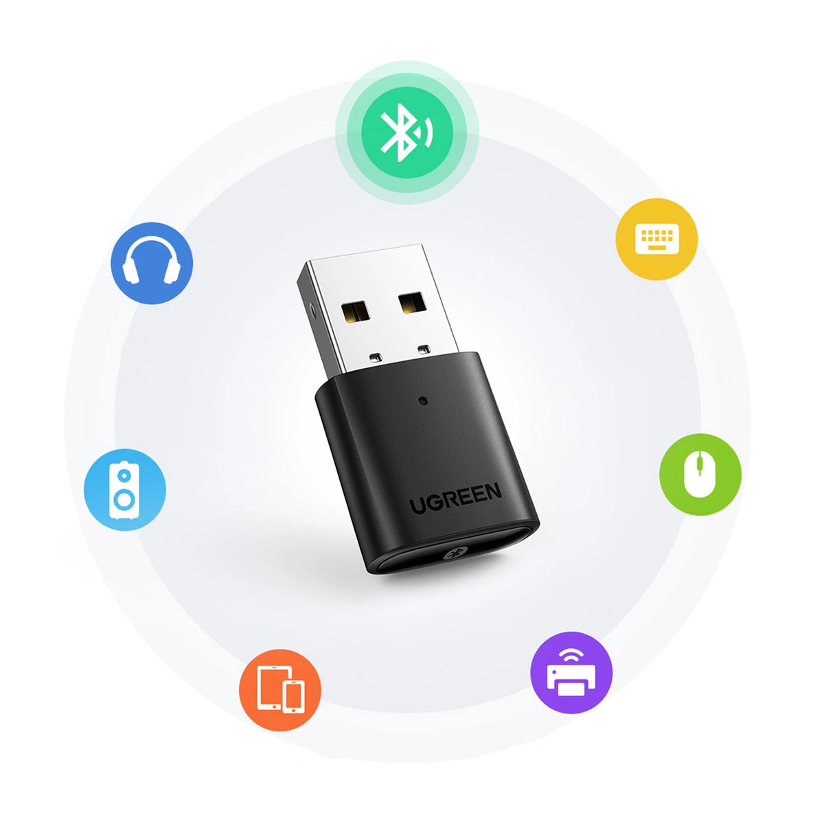 UGREEN CM390 USB Bluetooth Adapter (80889), Black