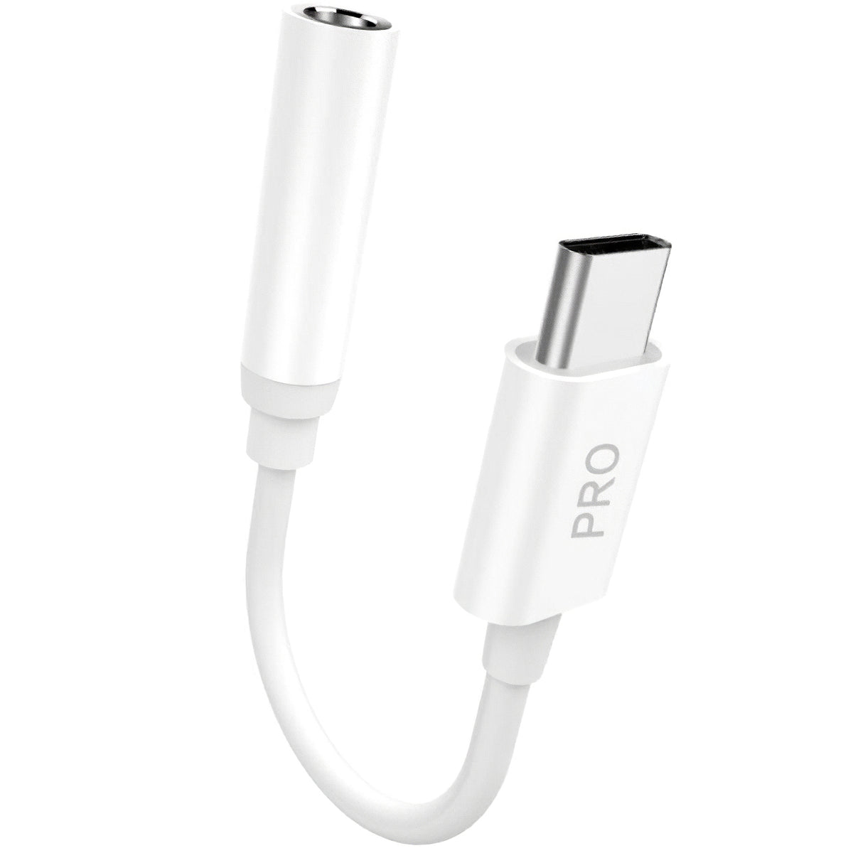 USB-C to 3.5mm Audio Adapter Dudao L16CPro, White