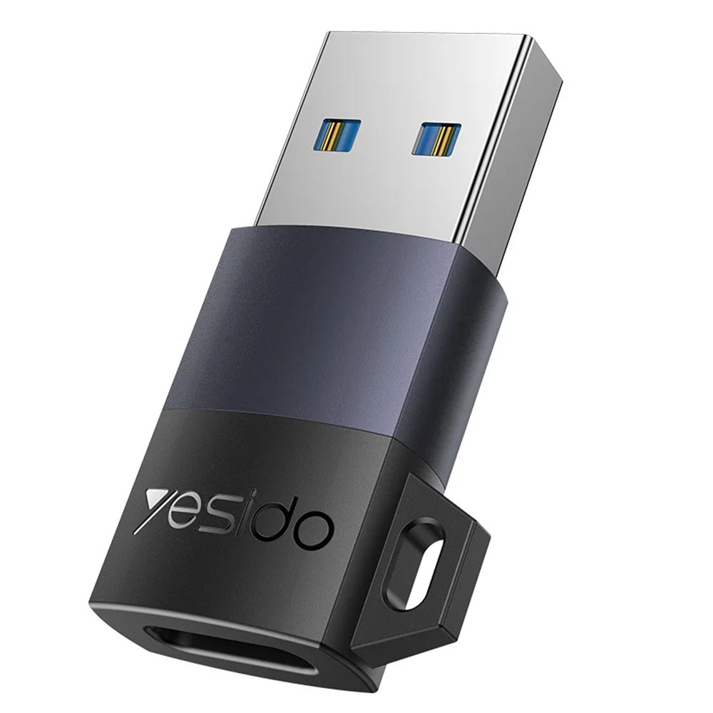 USB-C to USB-A Data and Charging Adapter Yesido GS34, Gray