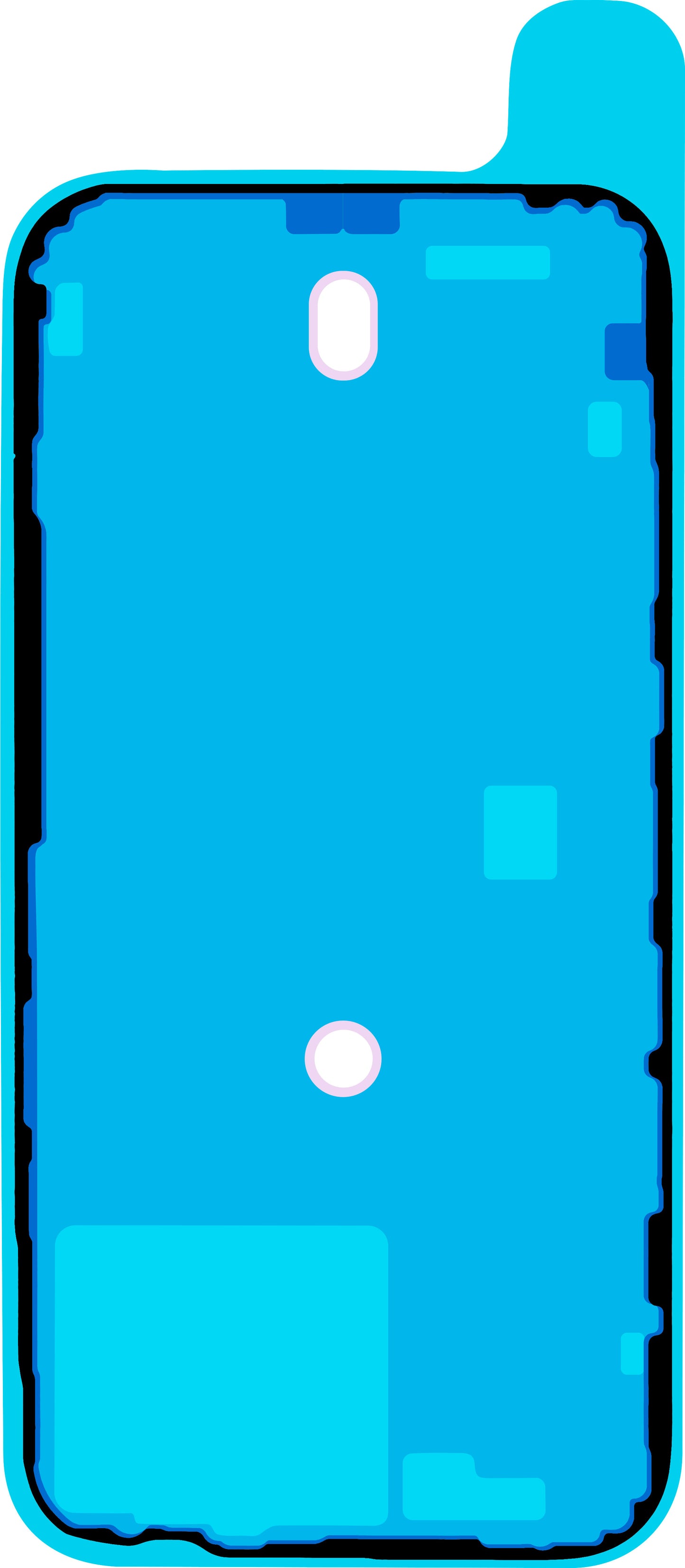 Apple iPhone 15 Battery Cover Adhesive, Service Pack 923-09185