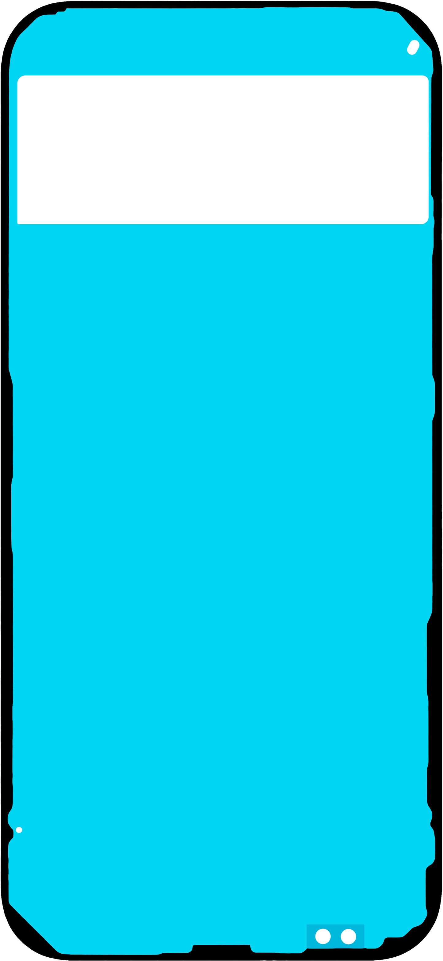 Google Pixel 9 Pro Battery Cover Adhesive, Service Pack G806-12942-00