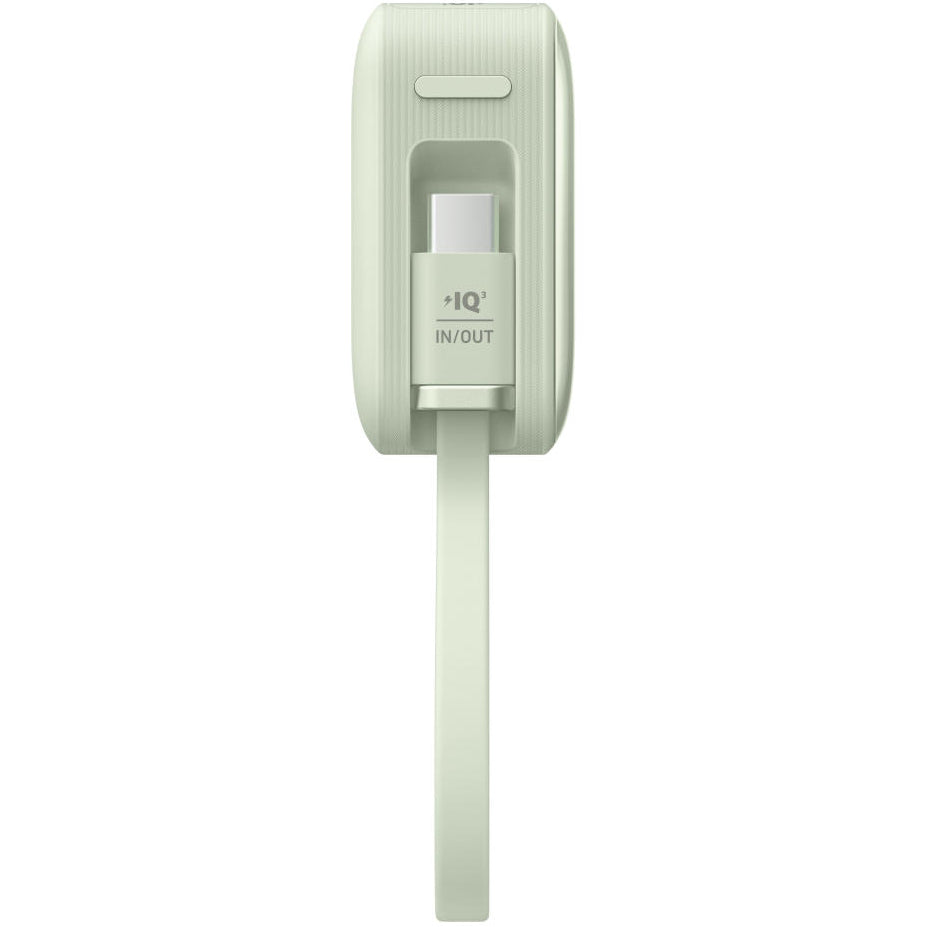 Anker Nano External Battery, 10000mAh, 30W, QC + PD, 1 x USB-A - 2 x USB-C, Green A1259G61