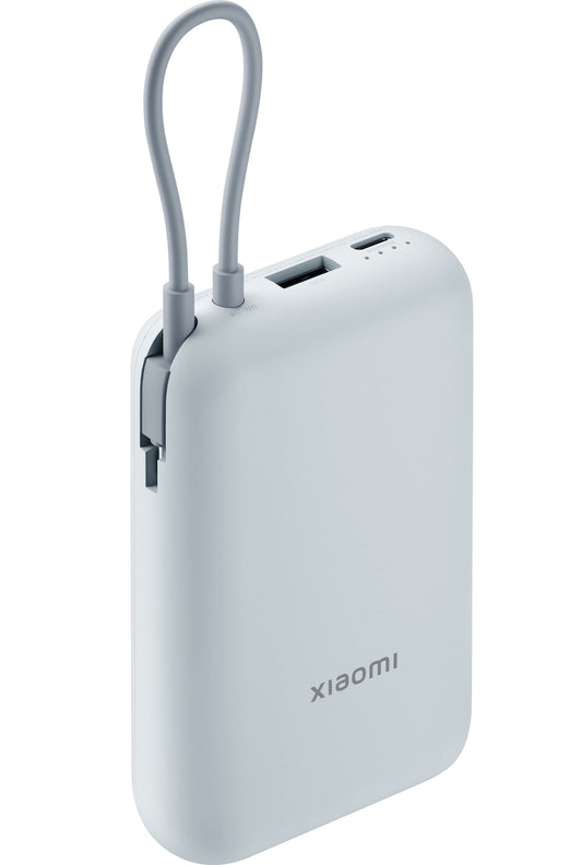 Xiaomi Pocket Edition Pro External Battery, 10000mAh, 33W, QC + PD, 1 x USB-A - 1 x USB-C, Blue BHR9073GL