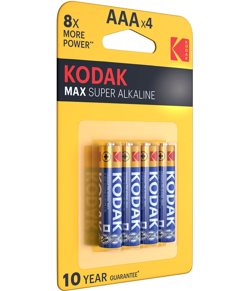 Kodak Max Super Battery, AAA / LR3, Set of 4 pieces