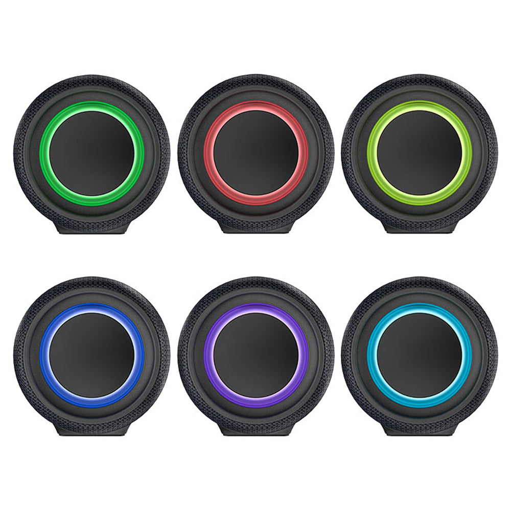 Acefast K2 Air Bluetooth Speaker, 2 x 20W, RGB, Waterproof, Black