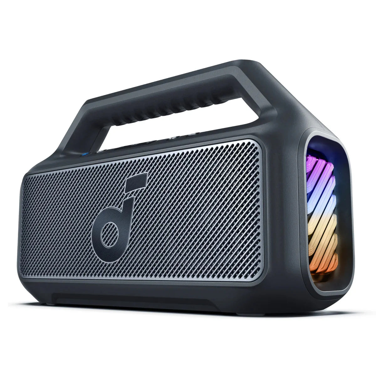 Anker SoundCore Boom 2 Portable Bluetooth Speaker, 80W, TWS, RGB, Waterproof, Black A3138011