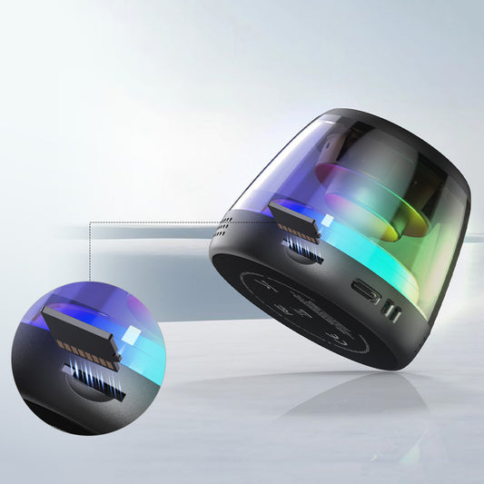 Monster Mag Flux Portable Bluetooth Speaker, 5W, TWS, RGB, Black
