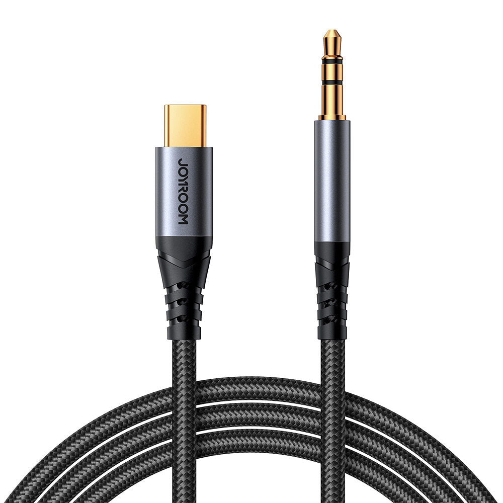 USB-C to 3.5mm Joyroom SY-A07 Audio Cable, 1.2m, Black