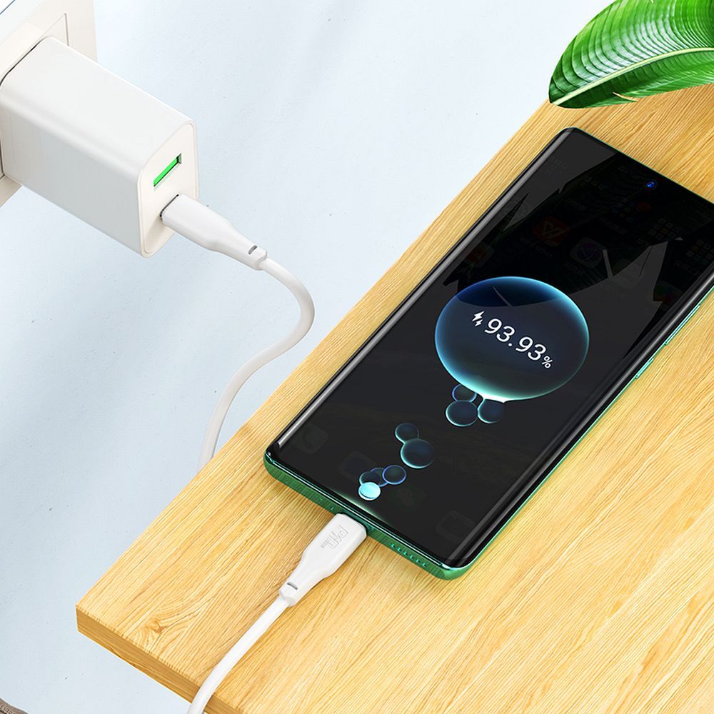 USB-C Data and Charging Cable - USB-C HOCO X93 USB-C, 100W, 2m, White