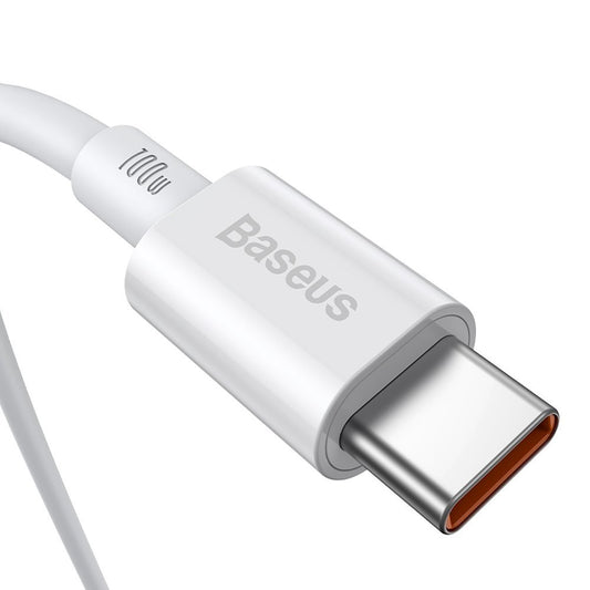USB-C Data and Charging Cable - USB-C Baseus Superior Series, 100W, 2m, White CATYS-C02
