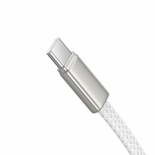 USB-C Data and Charging Cable - USB-C HOCO X125, 60W, 1m, White