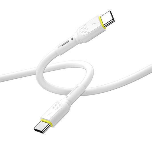 USB-C Data and Charging Cable - USB-C WiWu Wi-C034, 60W, 1.2m, White