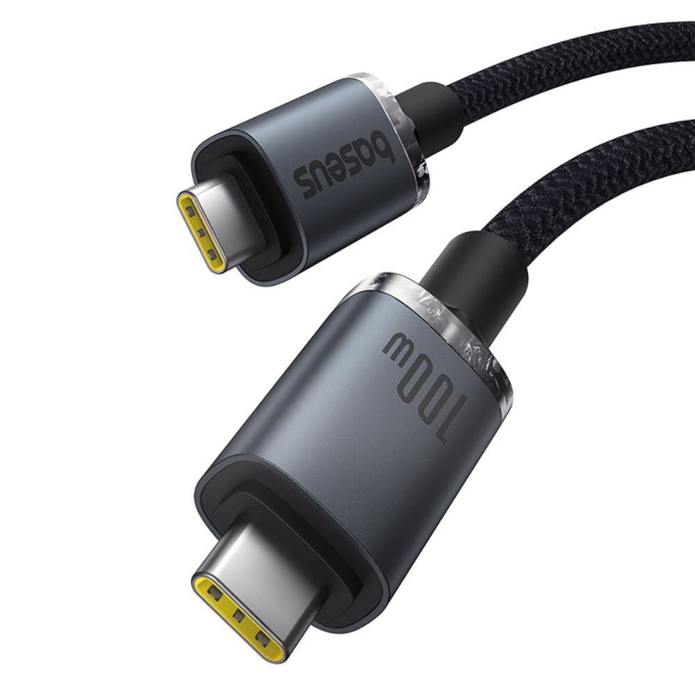 USB-C Data and Charging Cable - USB-C Baseus Crystal Shine Series, 100W, 1.5m, Black P10318204111-00