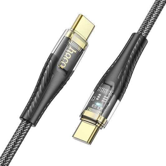 USB-C Data and Charging Cable - USB-C HOCO U121, 60W, 1.2m, Black