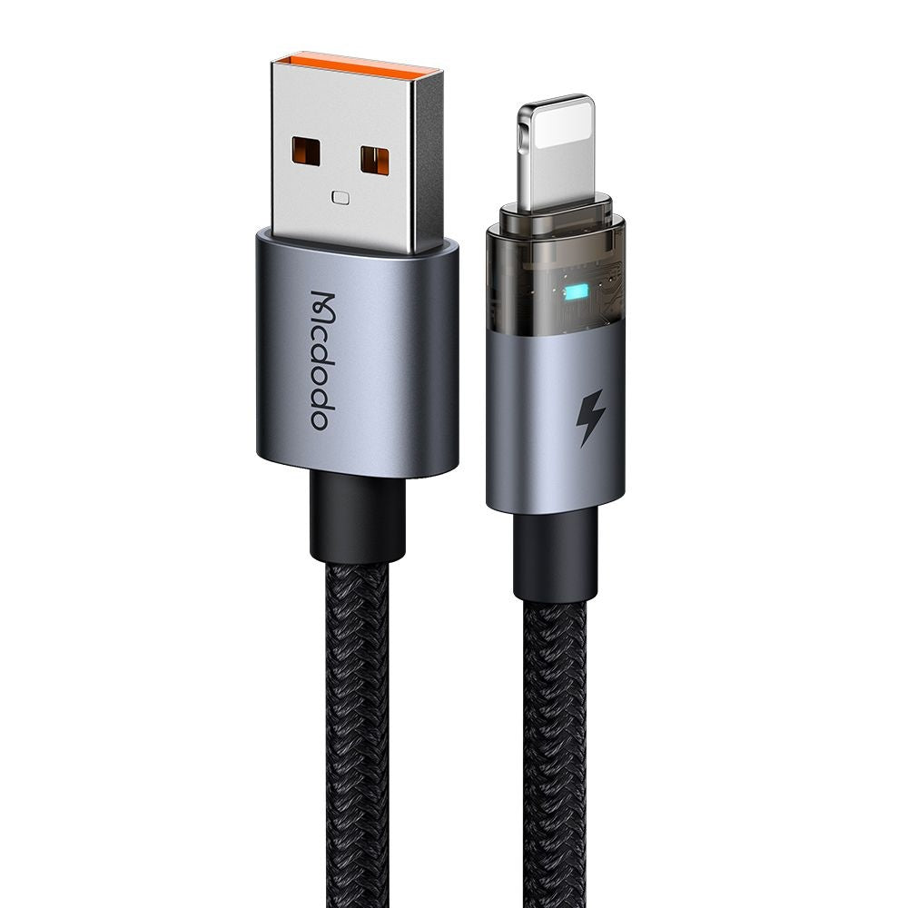 USB-A to Lightning McDodo CA-6910 Data and Charging Cable, 18W, 1.2m, Black