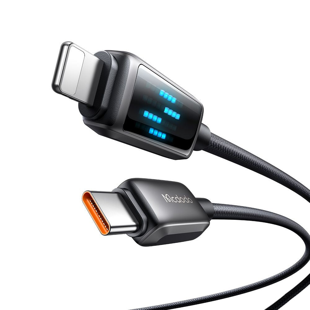 USB-C to Lightning McDodo CA-2630 Display Data and Charging Cable, 36W, 1.2m, Black