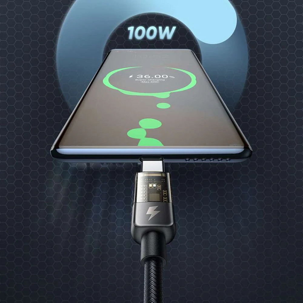 USB-C Data and Charging Cable - USB-C McDodo CA-2840 Auto Power Off, 100W, 1.2m, Black