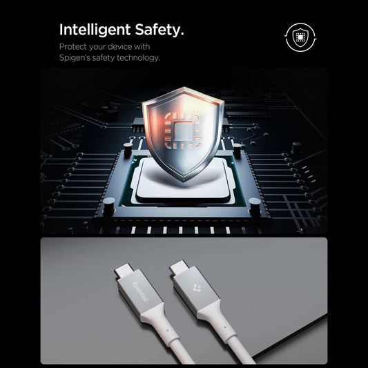 USB-C Data and Charging Cable - USB-C Spigen EB10020CC, 100W, 2m, White