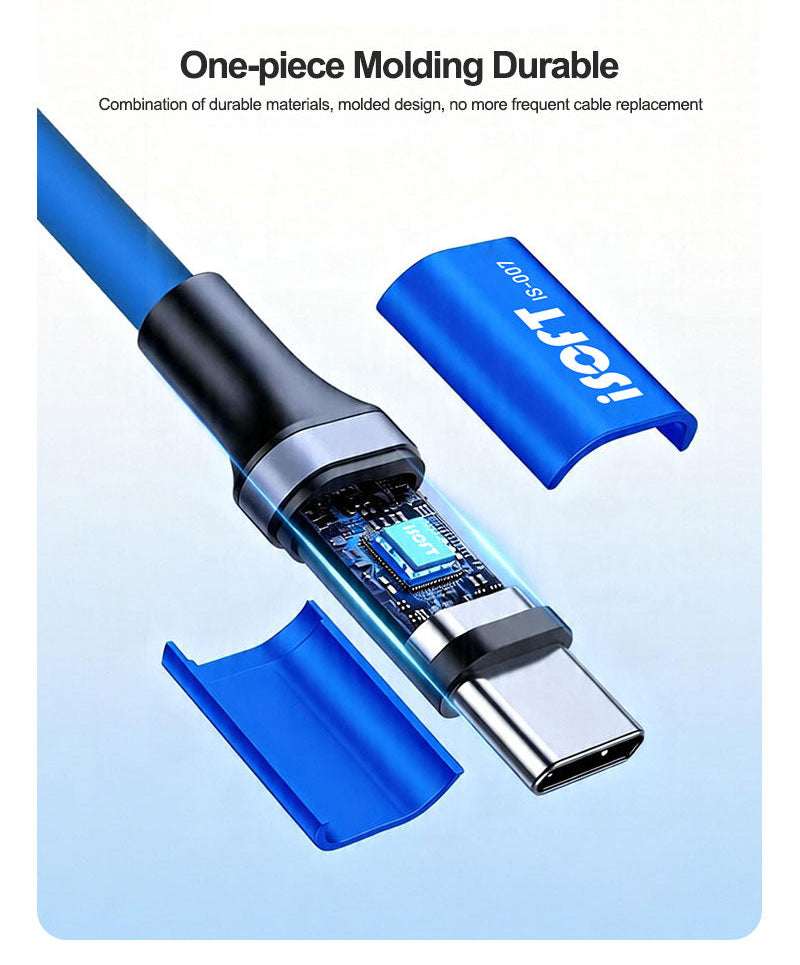 iSOFT IS-007 Data Transfer Cable, USB-A to USB-C Interface