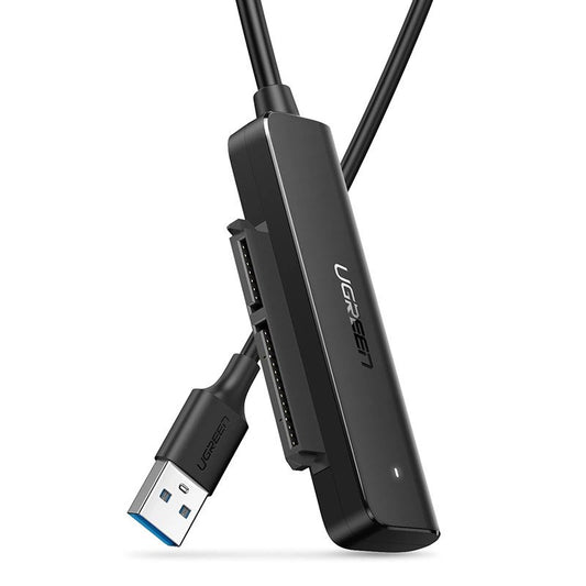 Cable UGREEN CM321, USB-A 3.0 - SATA 2.5inch, 0.5m, Black