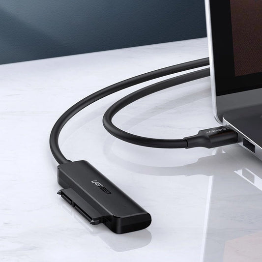 Cable UGREEN CM321, USB-A 3.0 - SATA 2.5inch, 0.5m, Black