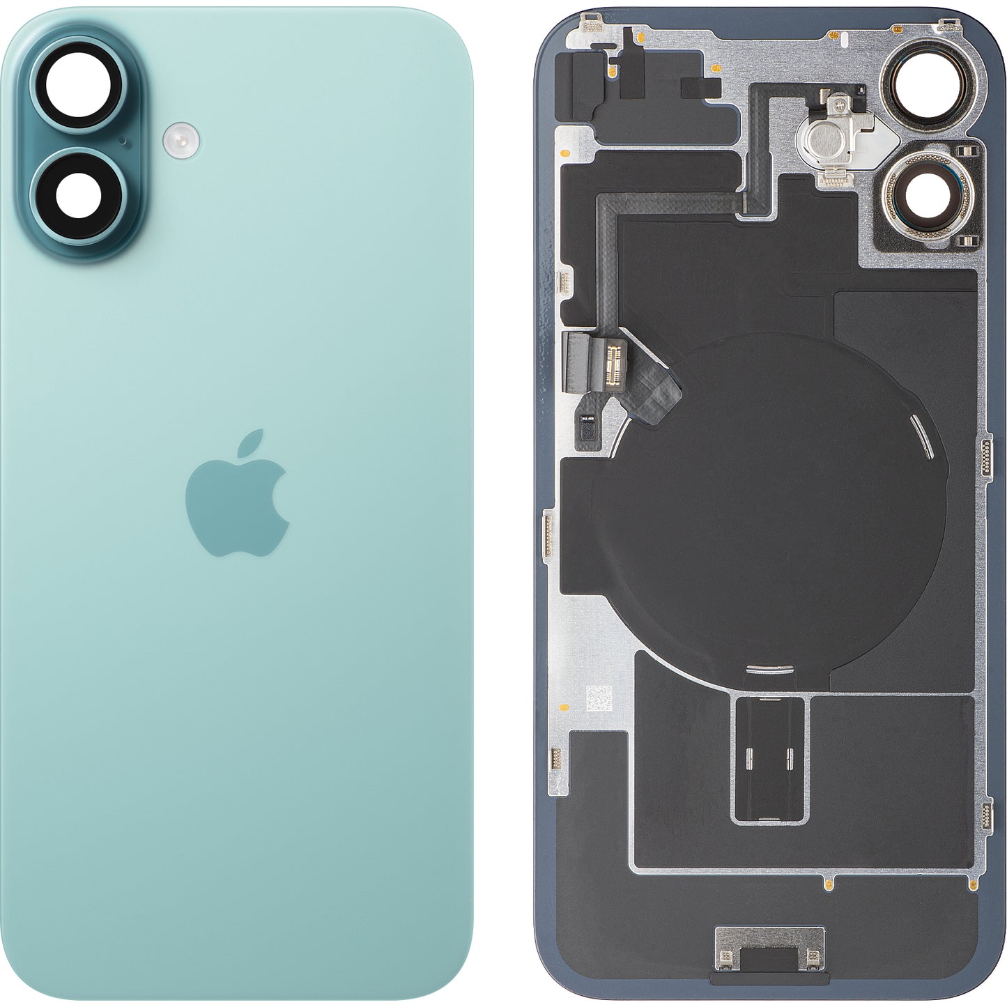 Apple iPhone 16 Plus Battery Cover, Green (Teal), Premium Swap