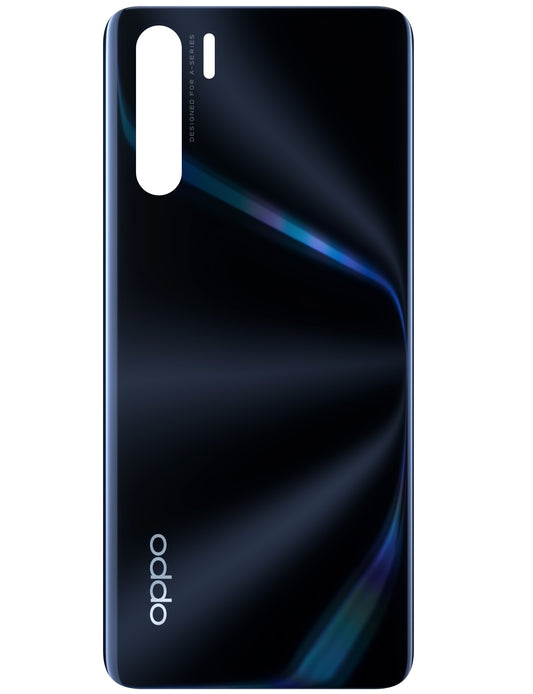 Battery Cover Oppo F15 / A91, Lightening Black, Service Pack 3016378