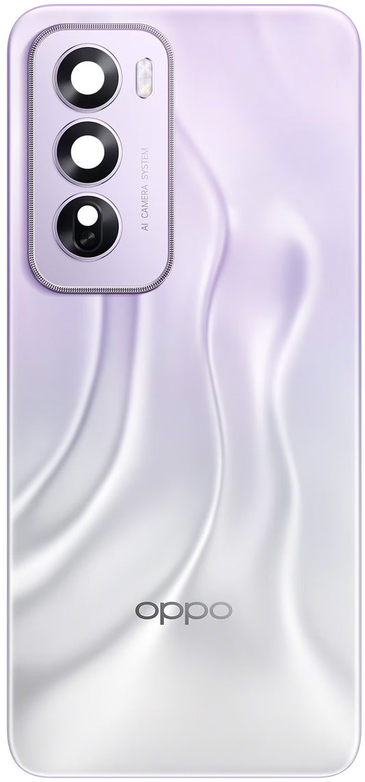 Oppo Reno12 Pro Battery Cover, Purple (Nebula Silver), Service Pack 621033000287