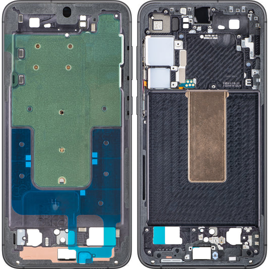 Middle Frame Samsung Galaxy S23+ S916, Black (Phantom Black), Service Pack GH96-15838A