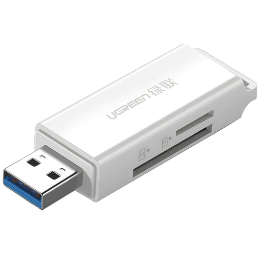 USB 3.0 Card Reader UGREEN CM104, SD - microSD, White