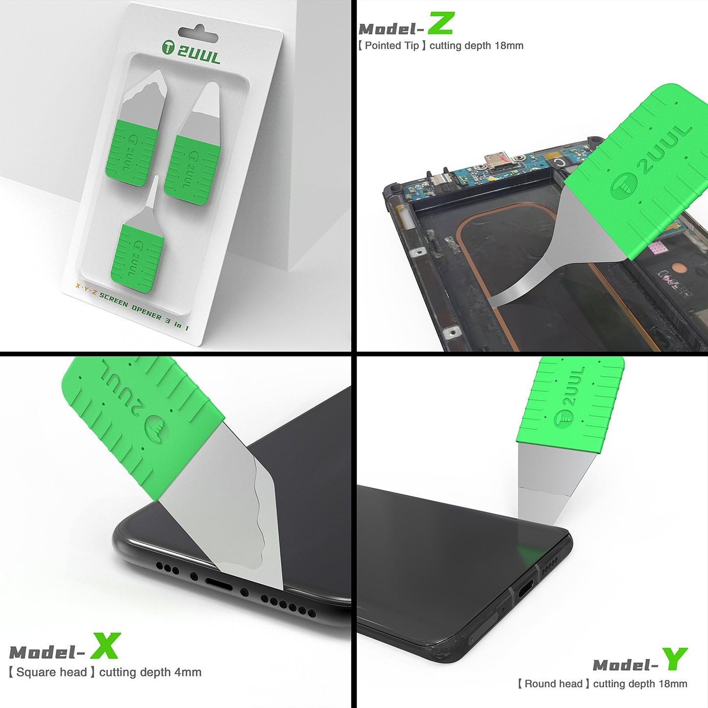 Metal Clips 2UUL DA91, 3in1