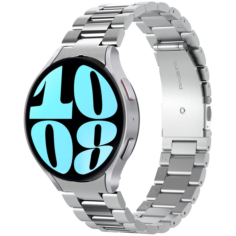 Spigen Modern Fit Band for Samsung Galaxy Watch6 44mm, Silver AMP06498
