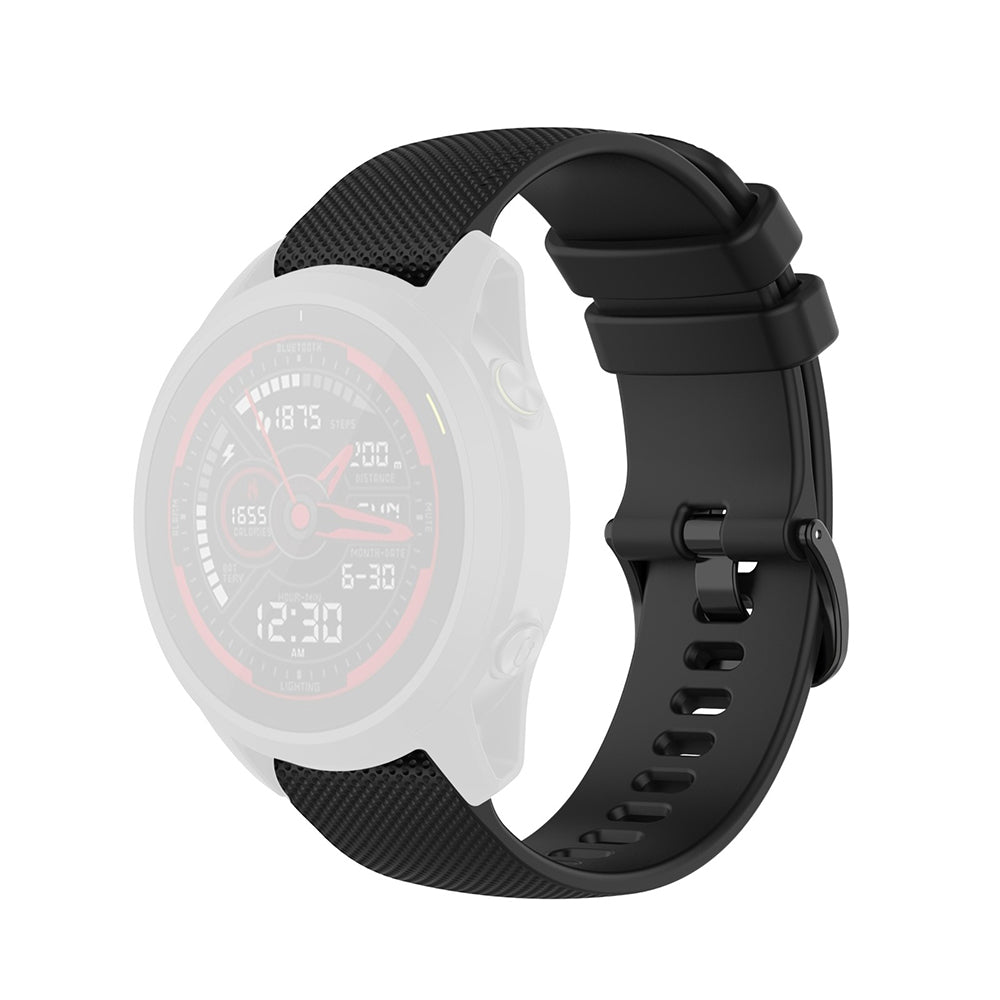 Techsuit W006 Strap for Samsung Galaxy Watch / Huawei Watch Series, 20mm, Black