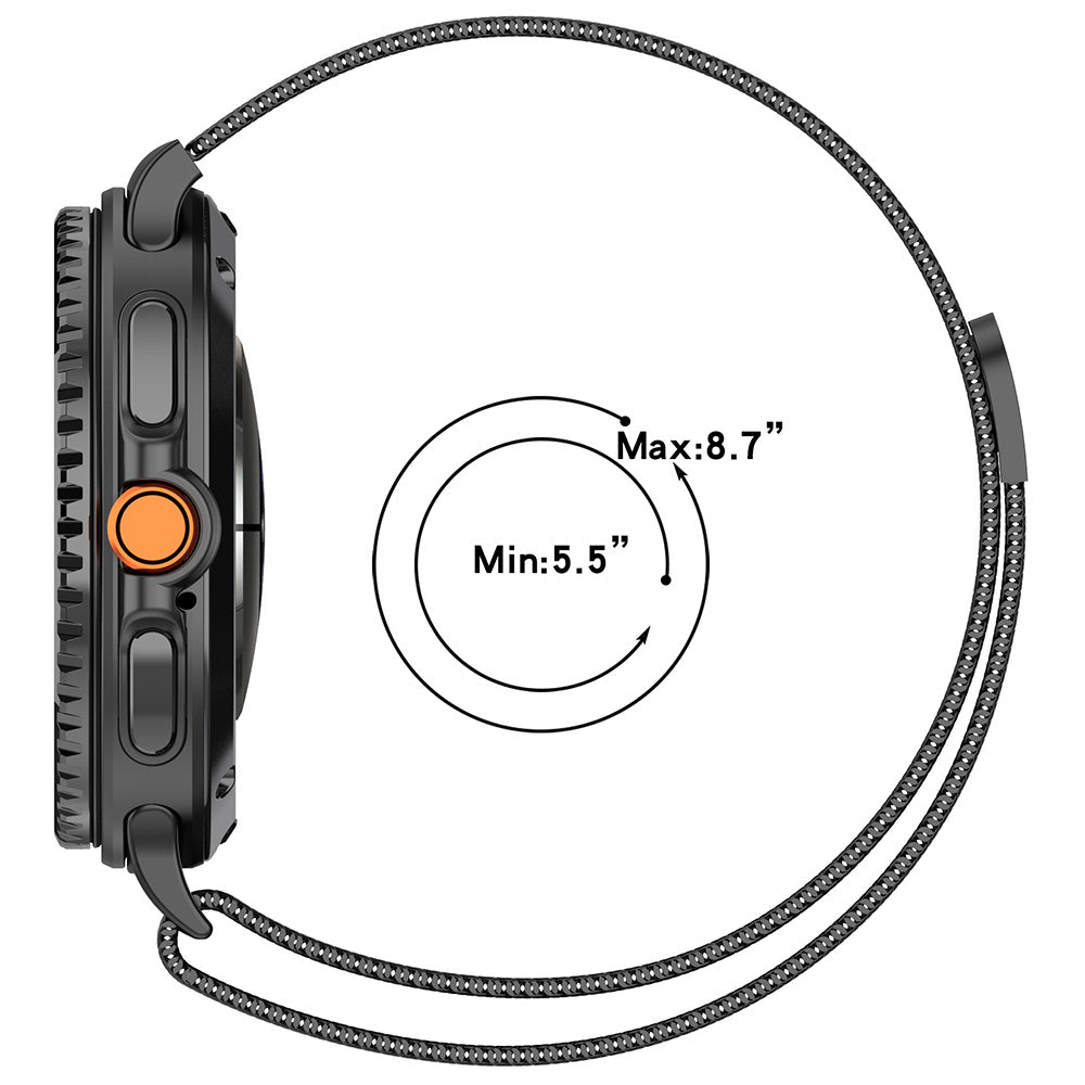 Techsuit W009 Strap for Samsung Galaxy Watch9 / Watch8 / Watch8 Classic Series, Rose Gold
