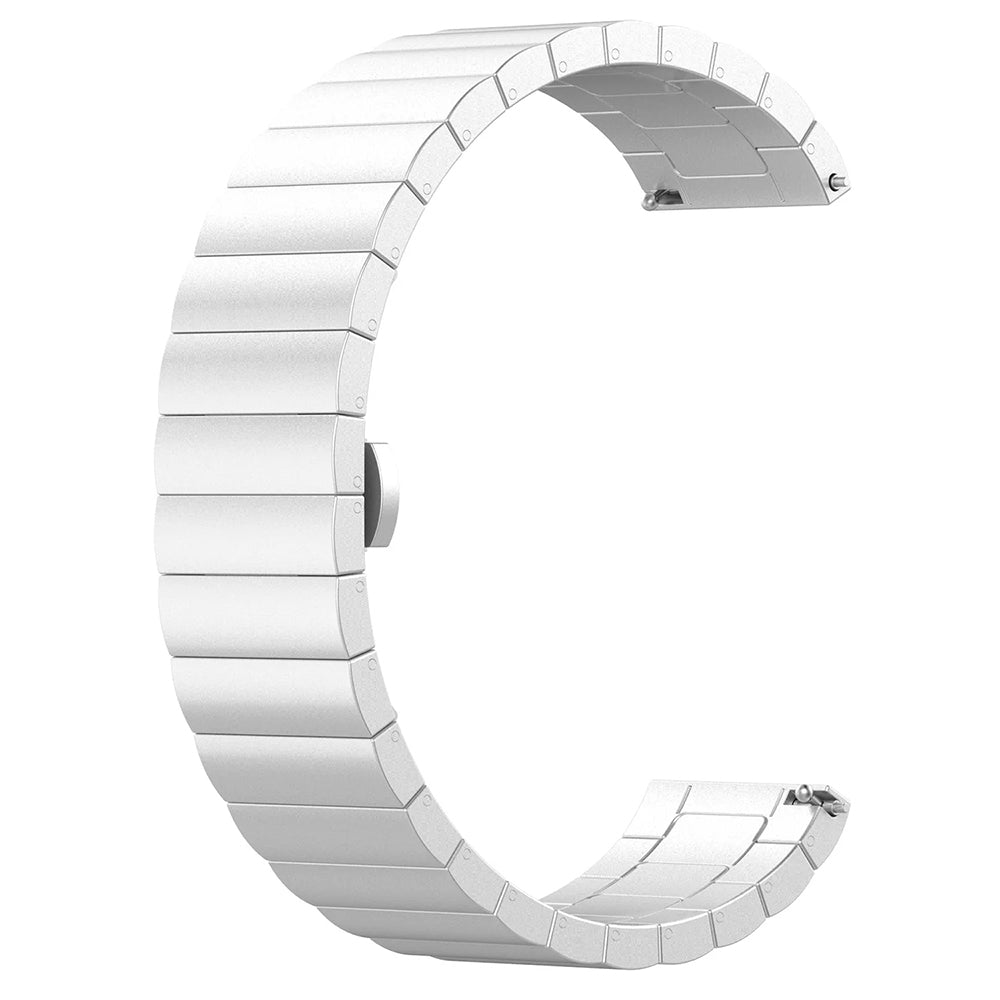 Techsuit W012 Strap for Samsung Galaxy Watch / Huawei Watch Series, 20mm, Silver