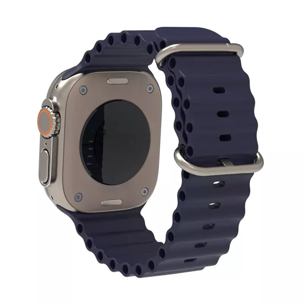 Techsuit W038 Strap for Apple Watch 49mm / 46mm / 45mm / 44mm / 42mm Series, Navy Blue