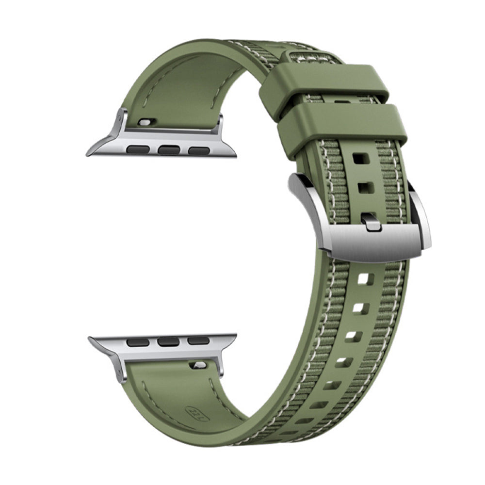 Techsuit W051 Strap for Apple Watch 42mm / 41mm / 40mm / 38mm Series, Green