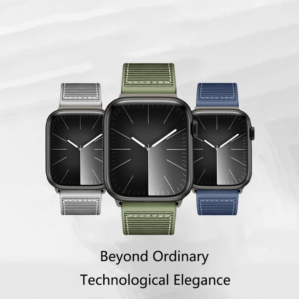 Techsuit W051 Strap for Apple Watch 42mm / 41mm / 40mm / 38mm Series, Green