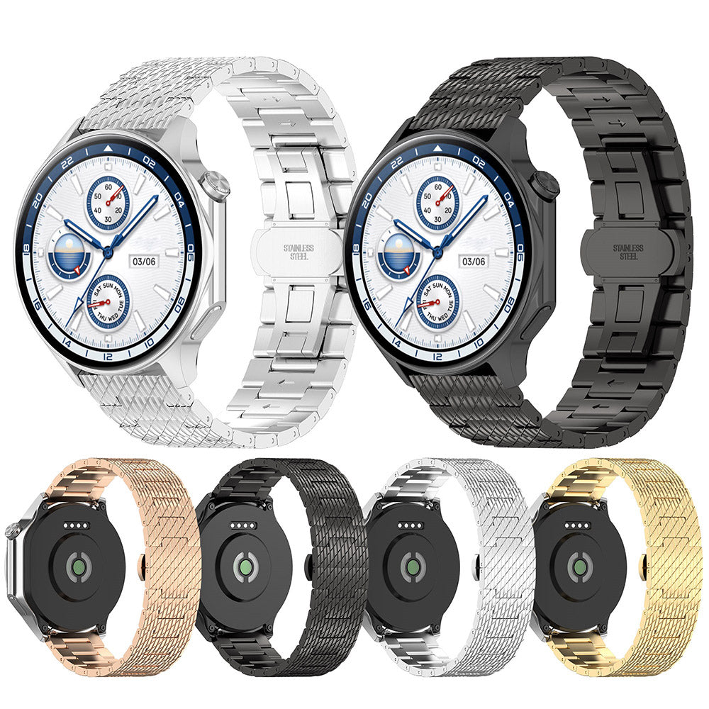 Techsuit W052 Strap for Huawei Watch / Xiaomi Watch Series, 22mm, Silver