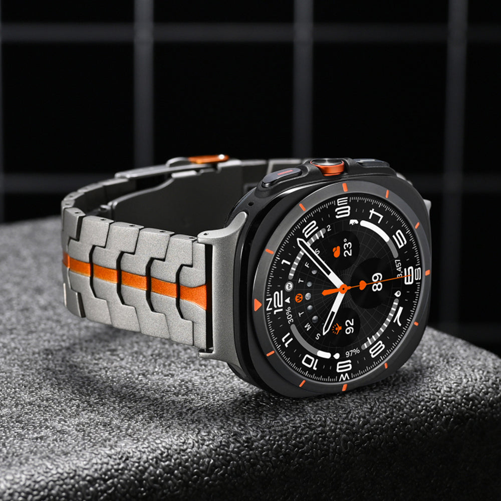 Techsuit W063 Strap for Samsung Galaxy Watch Ultra Series, Orange