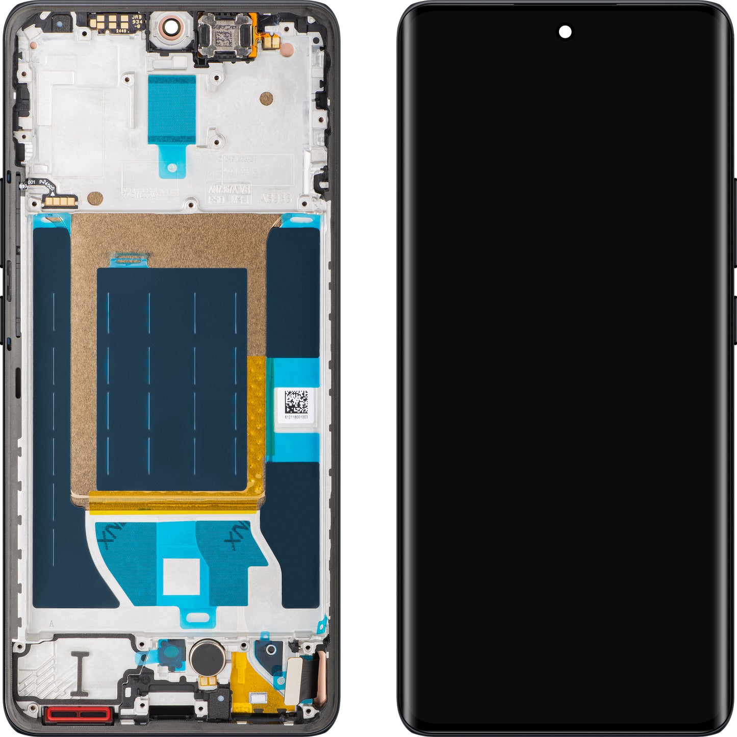 Realme 14 Pro Display with Touchscreen, with Frame, Grey (Suede Grey), Service Pack 621029000421