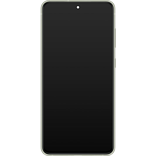 Touchscreen Display Samsung Galaxy S21 FE 5G G990, with Frame, Green, Service Pack GH82-2656590C