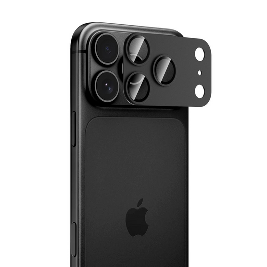 Tech-Protect CamFull Fit+ Rear Camera Protective Film for Apple iPhone 18 Pro Max, Tempered Glass, Black