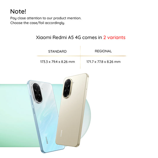 3MK Protection Rear Camera Protective Film for Xiaomi Redmi A5 4G, Flexible Glass, Set of 4 Pieces, Transparent