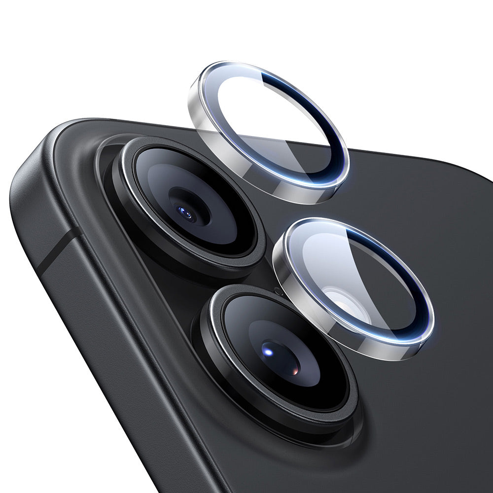 ESR Armorite Rear Camera Protection Film for Apple iPhone 17 / 16 Plus / 16, Tempered Glass, Transparent