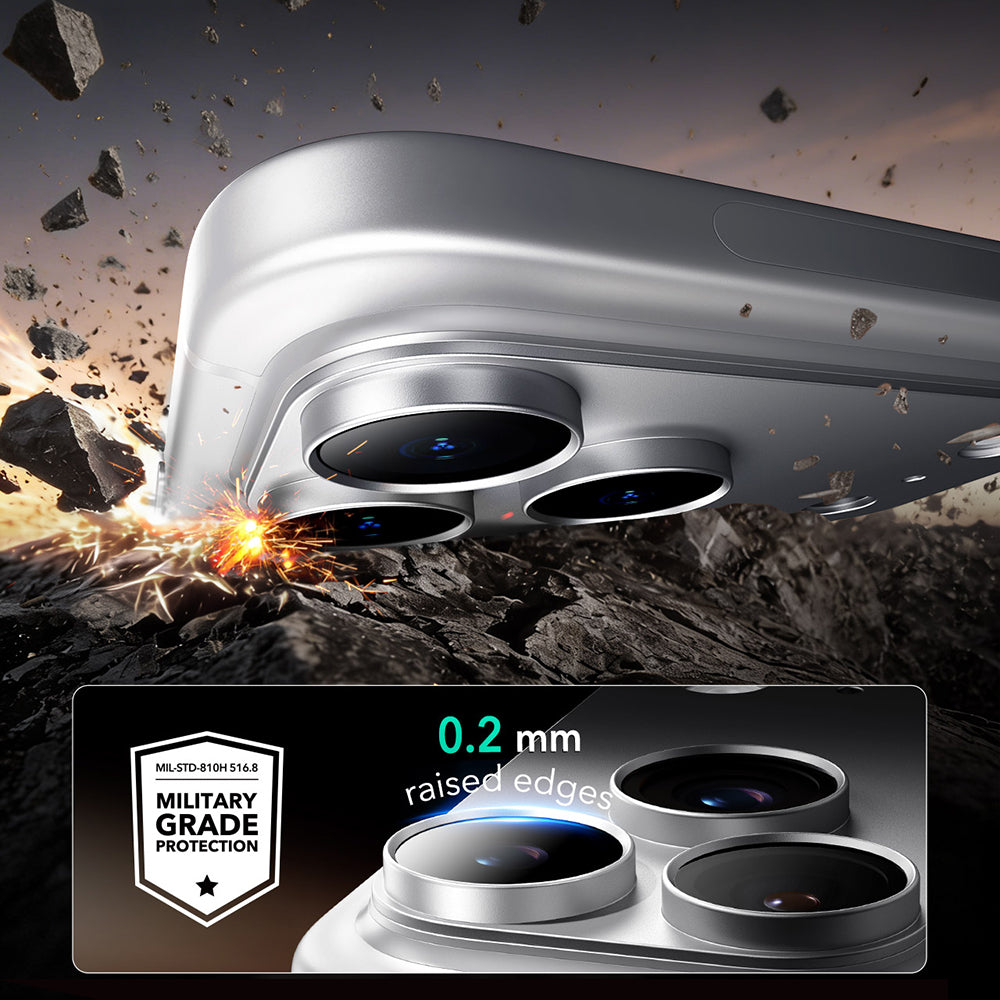ESR Armorite Pro Rear Camera Protective Film for Apple iPhone 18 Pro, Tempered Glass, Silver