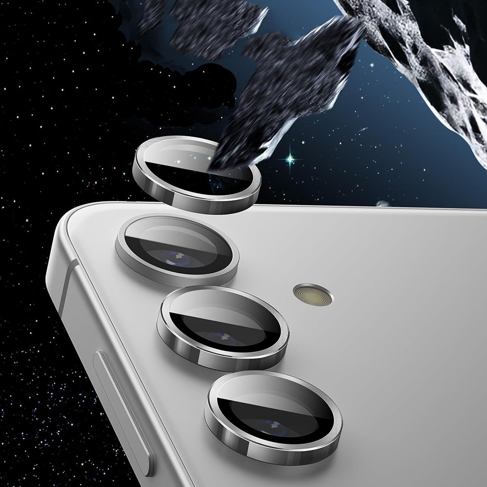 Lito S+ Rear Camera Protective Film for Samsung Galaxy S25 S931, Tempered Glass, Black